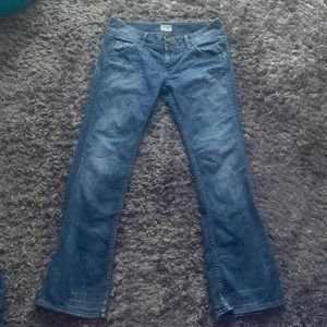 low rise Flared Hudson jeans